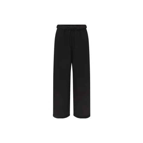 Skims COTTON FLEECE CLASSIC STRAIGHT LEG PANT Casual Pants Women's ONYX/Onyx