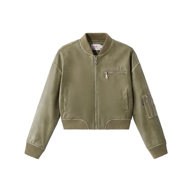 Coca Cola Leather Jacket Women's-0