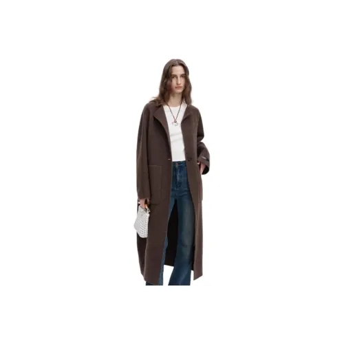 Self Who Coats Women's Autumn Spice Dark Coffee