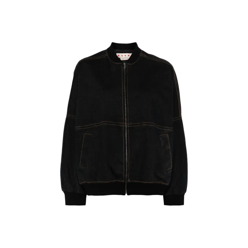 MARNI Zip Up Denim Jacket-0