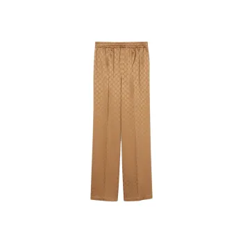 GUCCI Jacquard Pants 'Vintage Camel'