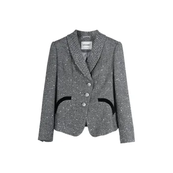 MISSSHINE Business Suit Women's Gray