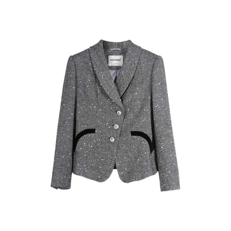 MISSSHINE Business Suit Women's Gray-0