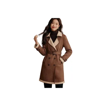 Mo Han Yi Mei Coat Women's Khaki