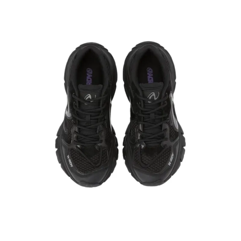 NERDY Abrasion Resistant Low Top Casual Shoes Unisex Black-4