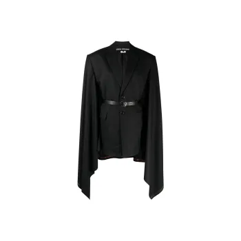 JUNYA WATANABE Belted Wool Cape Blazer