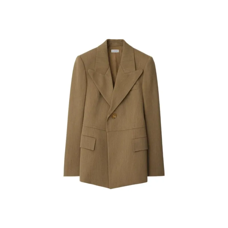 Burberry SS24 Business Suits Coats Women's Brown-0