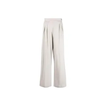 Fabiana Filippi Wide Leg Pleated Detail Pants