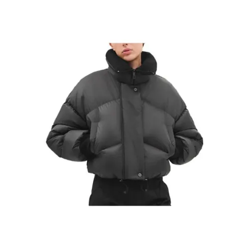 HERMES Cropped Coats Women's Black