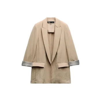ZARA Business Suit Women's Medium Camel