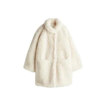 H&M Coats Women's Cream