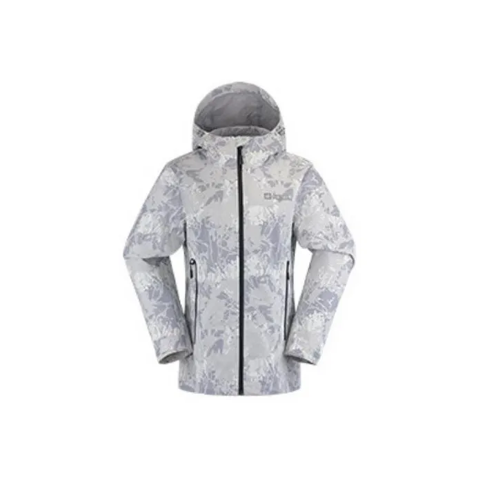 Jack Wolfskin Outdoor Hiking Windproof Breathable Water Repellent Wear Resistant Warm Windbreaker Jacket Women's-6