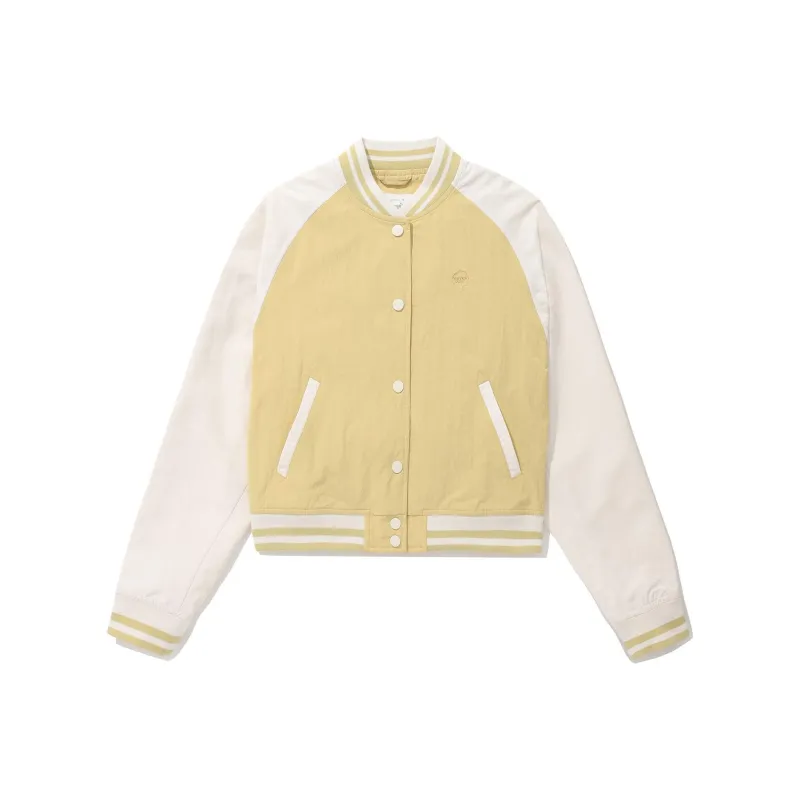 COVERNAT SS24 Baseball Jacket Women's Light Yellow-0