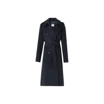 Burberry Kensington Cashmere Trench Coat