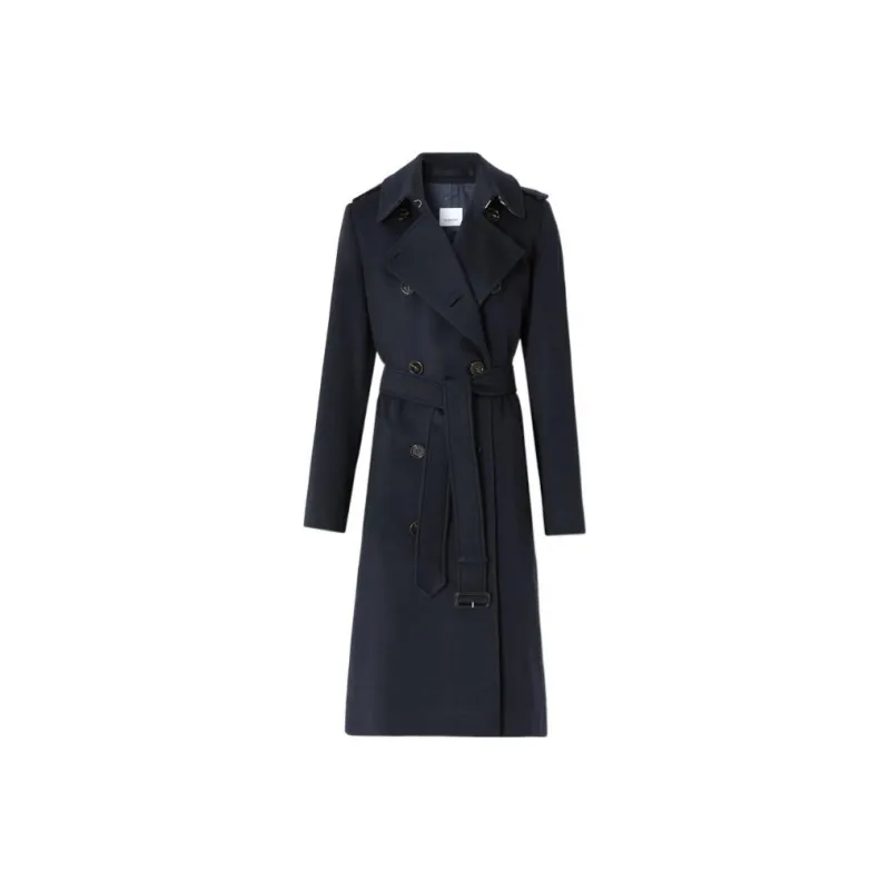Burberry Kensington Cashmere Trench Coat-0