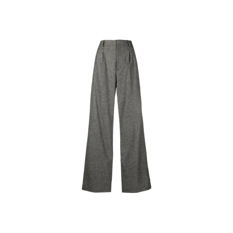 ISABEL MARANT Knitted Sweatpants Women's Gray-0