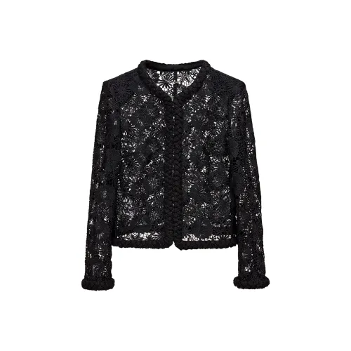 NancyCavally Cropped Coats Women's Black