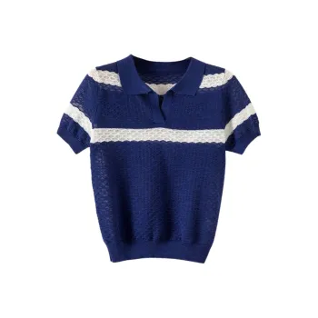 Late White Knitwear Women's Blue
