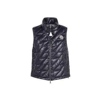 Moncler Vests Women's Marine Blue