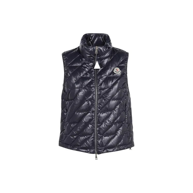 Moncler Vests Women's Marine Blue-0