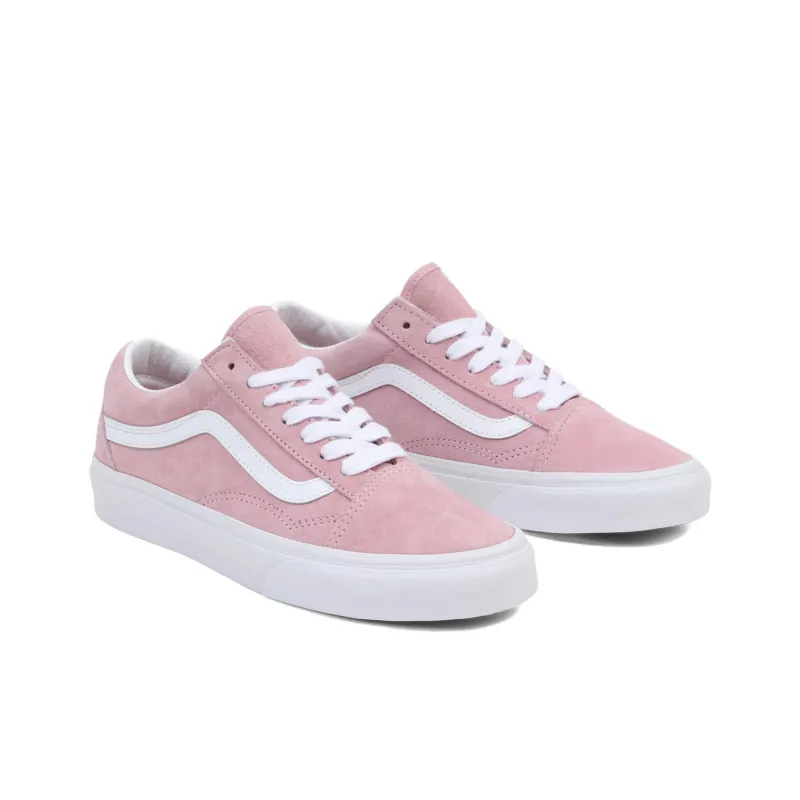 Vans Old Skool Anti Slip Wear Resistant Low Top Skateboard Shoes Unisex Pink-3