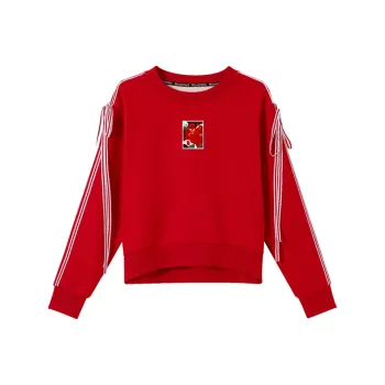 Oudifu Sweatshirts Women's Red