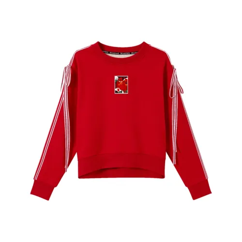 Oudifu Sweatshirts Women's Red