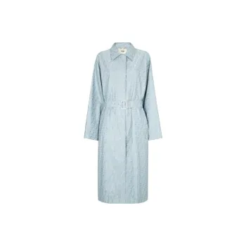 FENDI Ff Jacquard Belted Trench Coat