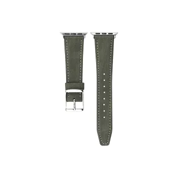 KVZUVUU Watch Band Apple Compatibility Cowhide Leather Material