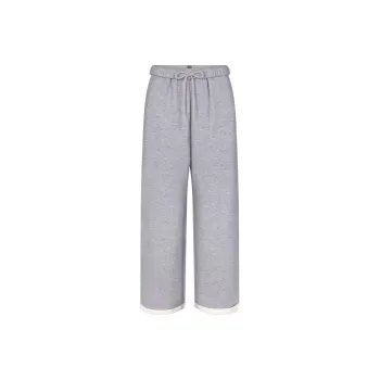 Skims COTTON FLEECE CLASSIC STRAIGHT LEG PANT Casual Pants Women's HEATHER GREY/Heather Gray
