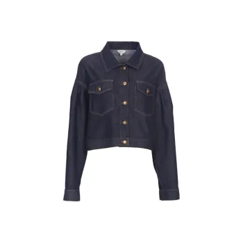 AIVEI Denim Jackets Women's Dark Blue/3300