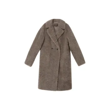 Yiner Coat Women's Light Silver Gray