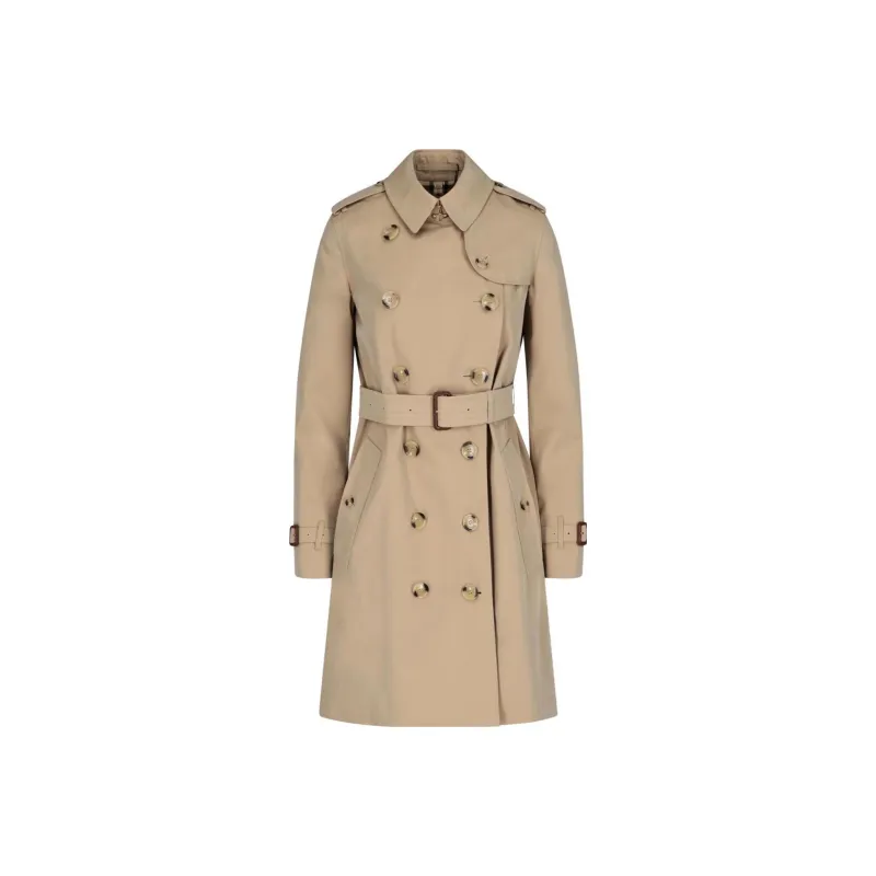 Burberry Button Detailed Kensington Trench Coat-0