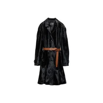 PRADA Coats Women's Black