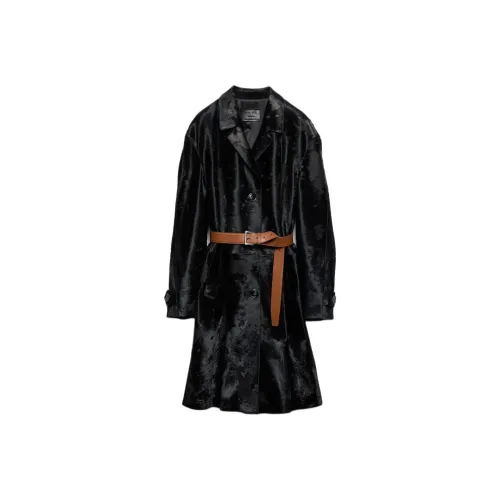 PRADA Coats Women's Black