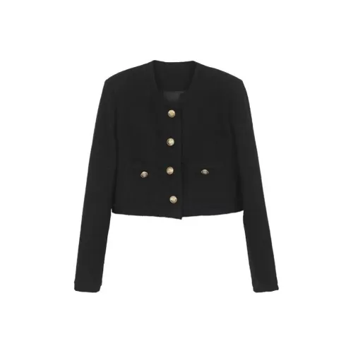 BDGU Cropped Coats Women's Black