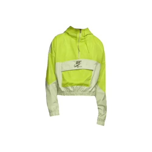 Nike Cropped Coats Women's Green