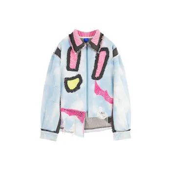 CHAU·RISING Denim Jacket Women's Light Blue