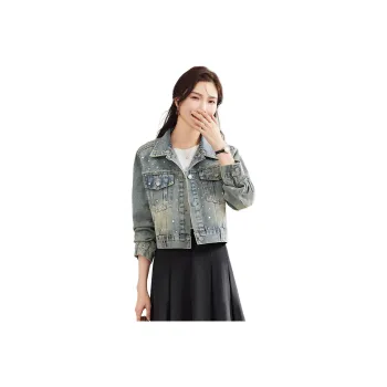 TERRE BLEUE Denim Jacket Women's Blue