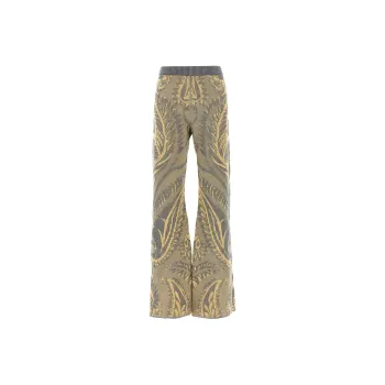 ETRO Paisley Intarsia Flared Trousers