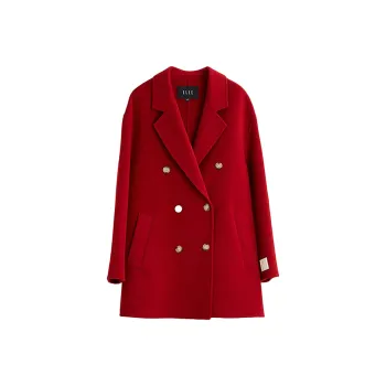 ELLE Coats Women's Red