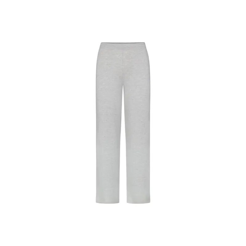 SKIMS SLEEP STRAIGHT LEG PANT Casual Pants Women's Light Heather Grey-0