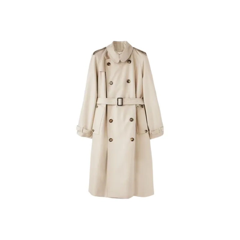 Loro Piana Dewey Coat Trench Coat Women's Ecru-0
