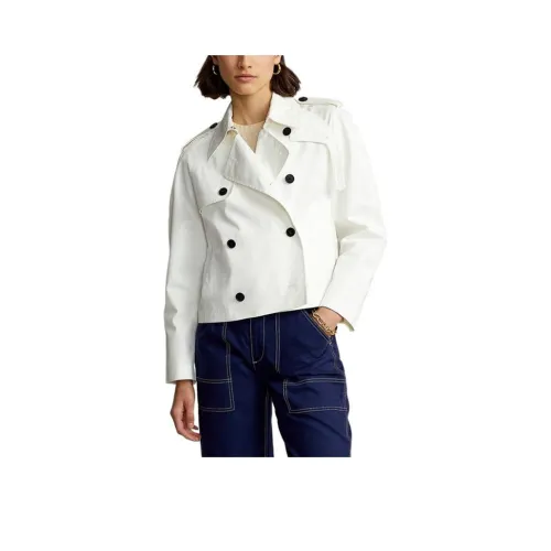 Polo Ralph Lauren Cropped Coats Women's White