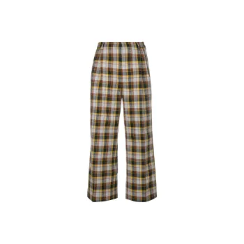 MIU MIU FW22 Casual Pants Women's Yellow