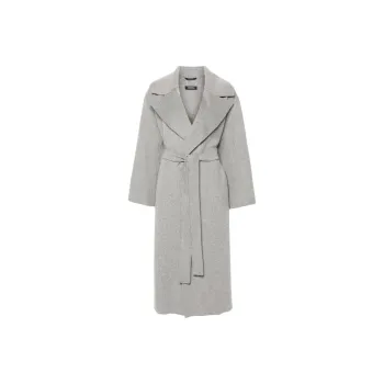'S MAX MARA Belted Long Sleeved Coat