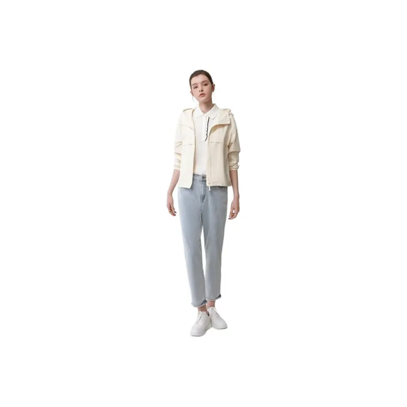 HAZZYS Sun Protection Clothing Women's Ivory-0