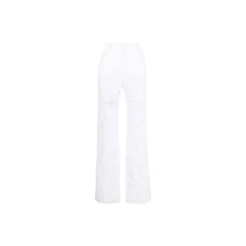 ALBERTA FERRETTI Broderie-anglaise Flared Trousers