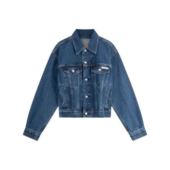 CALVIN KLEIN Denim Jacket Women's Denim Blue