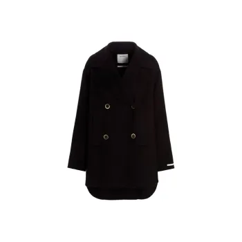 SportMax Double Breasted Asymmetric Coat